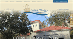 Desktop Screenshot of galleriadentistry.com