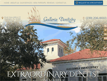 Tablet Screenshot of galleriadentistry.com